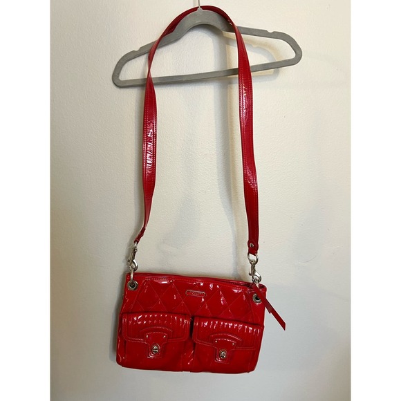 Coach Poppy Red Patent Leather Hangbag NWOT - Picture 2 of 12